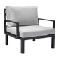 LeisureMod Hamilton 6-Piece Aluminum Patio Conversation Set With Cushions | Outdoor Sofas, Loveseats & Sectionals | Modishstore - 60