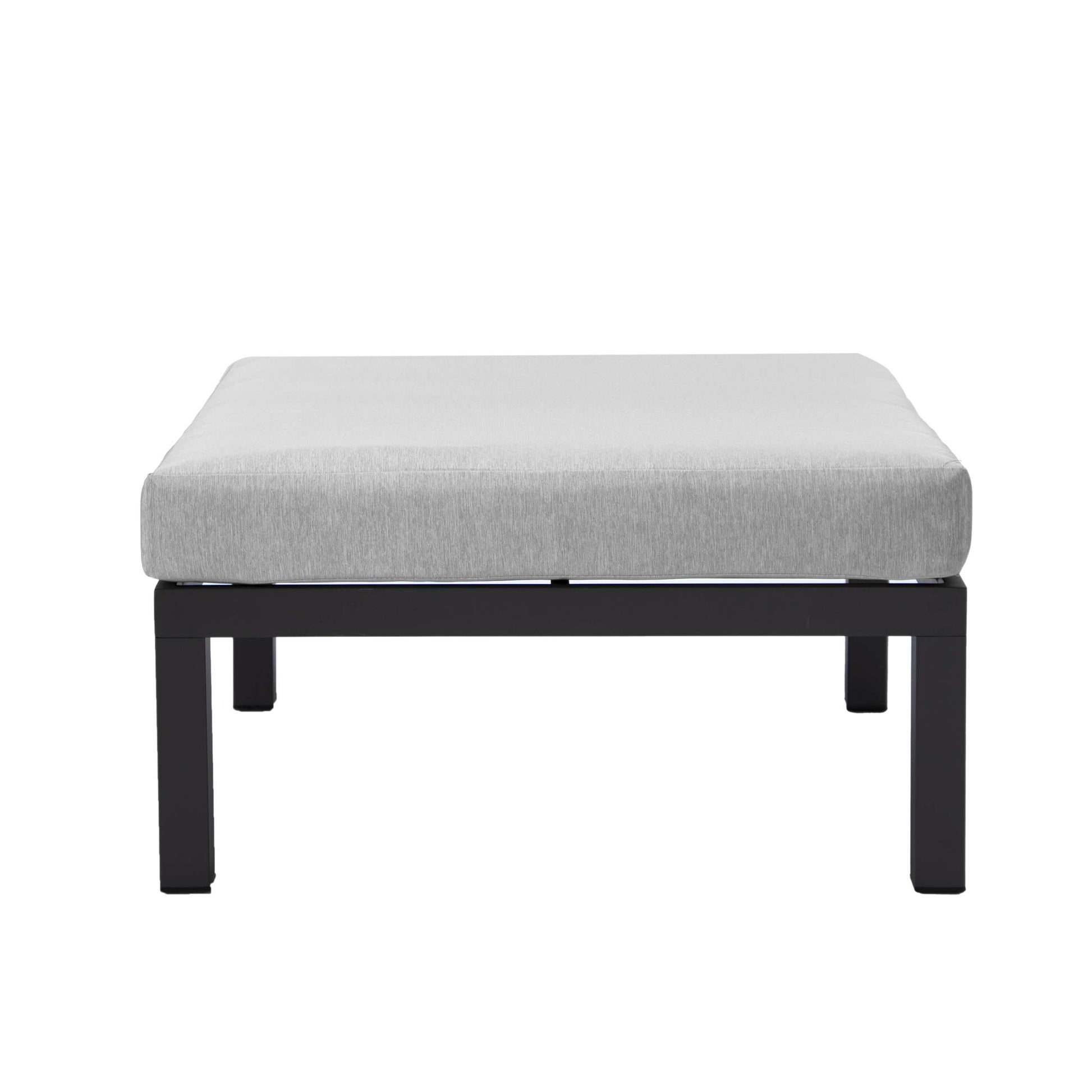LeisureMod Hamilton 6-Piece Aluminum Patio Conversation Set With Cushions | Outdoor Sofas, Loveseats & Sectionals | Modishstore - 59