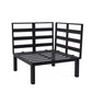 LeisureMod Hamilton 7-Piece Aluminum Patio Conversation Set With Coffee Table And Cushions | Outdoor Sofas, Loveseats & Sectionals | Modishstore - 17