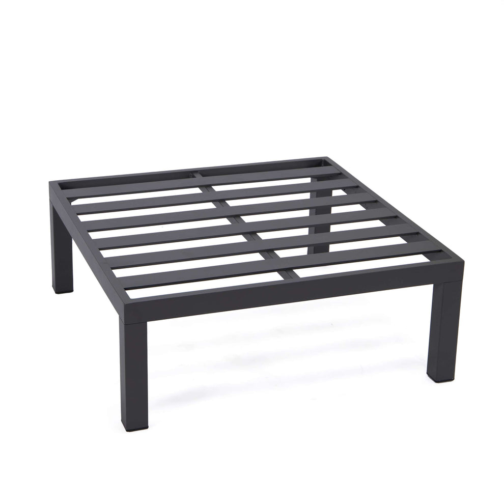 LeisureMod Hamilton 7-Piece Aluminum Patio Conversation Set With Coffee Table And Cushions | Outdoor Sofas, Loveseats & Sectionals | Modishstore - 80