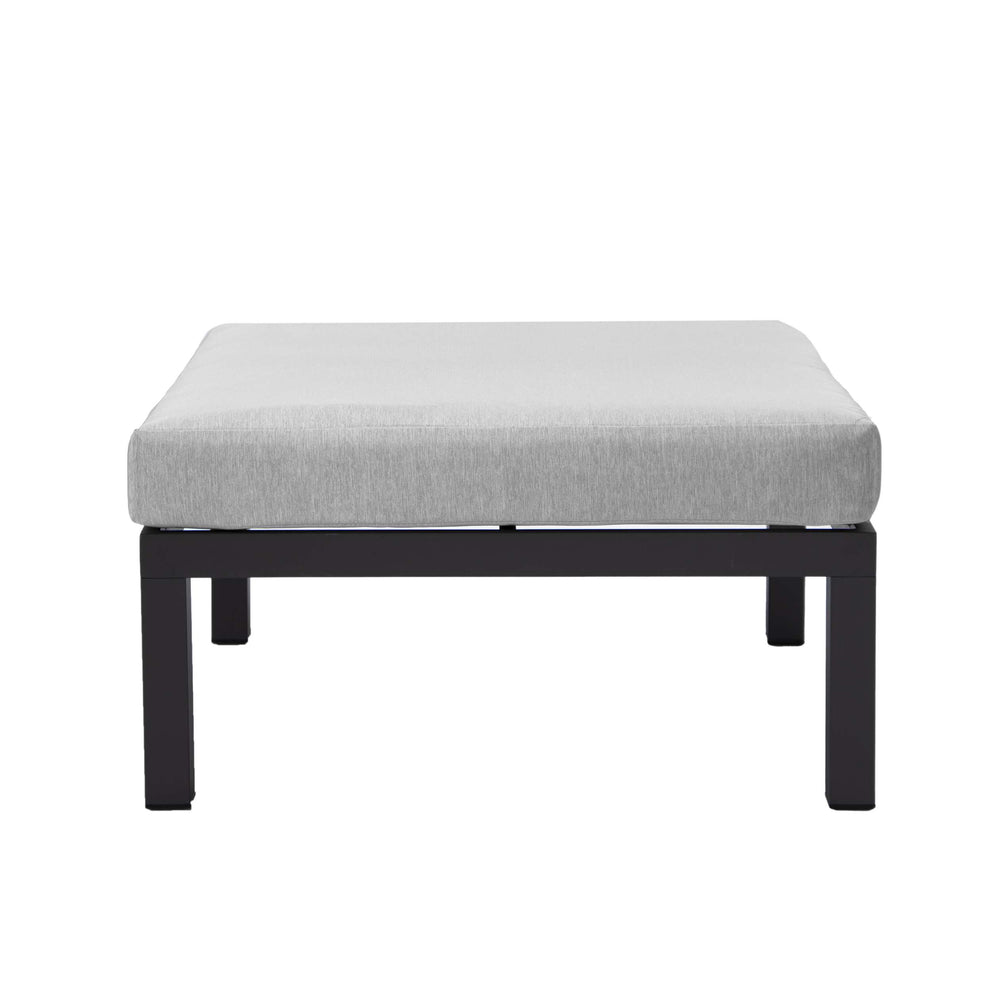 LeisureMod Hamilton 7-Piece Aluminum Patio Conversation Set With Coffee Table And Cushions | Outdoor Sofas, Loveseats & Sectionals | Modishstore - 71