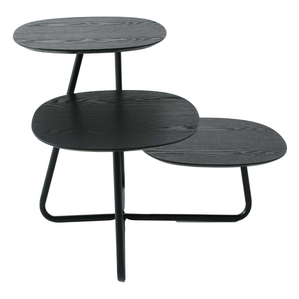 LeisureMod Hazelton Multi-Top End Tables with Manufactured Wood Top and Powder Coated Steel Frame | Side Tables | Modishstore - 19