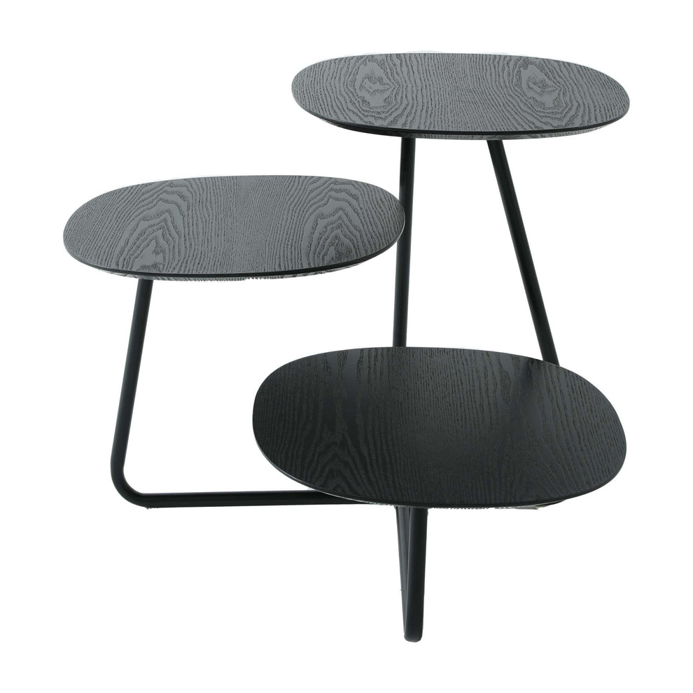 LeisureMod Hazelton Multi-Top End Tables with Manufactured Wood Top and Powder Coated Steel Frame | Side Tables | Modishstore - 21