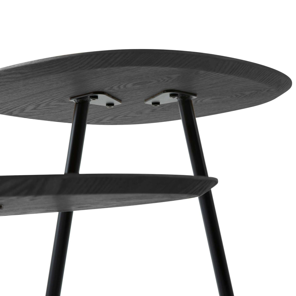 LeisureMod Hazelton Multi-Top End Tables with Manufactured Wood Top and Powder Coated Steel Frame | Side Tables | Modishstore - 17