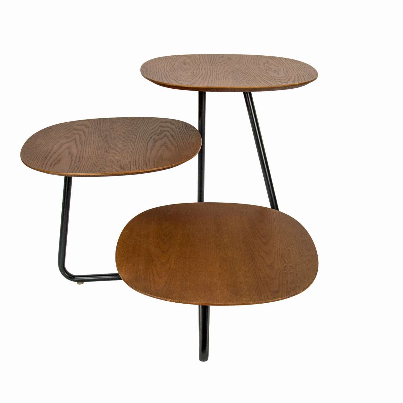 LeisureMod Hazelton Multi-Top End Tables with Manufactured Wood Top and Powder Coated Steel Frame | Side Tables | Modishstore - 27