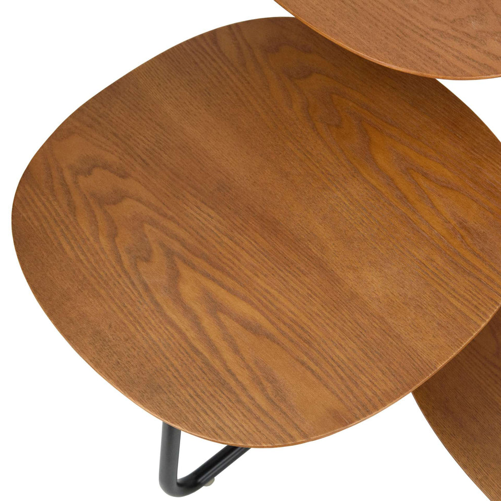 LeisureMod Hazelton Multi-Top End Tables with Manufactured Wood Top and Powder Coated Steel Frame | Side Tables | Modishstore - 33