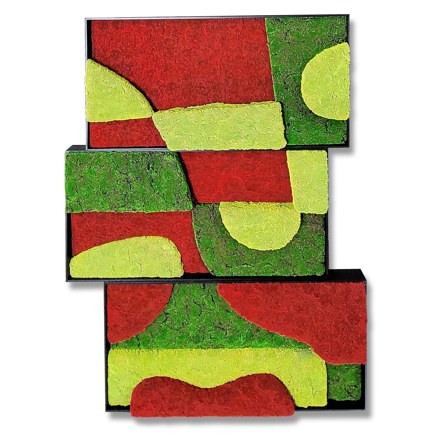 Green Wall, Doodle, Set/3, Left By Gold Leaf | Wall Art | Modishstore - 6