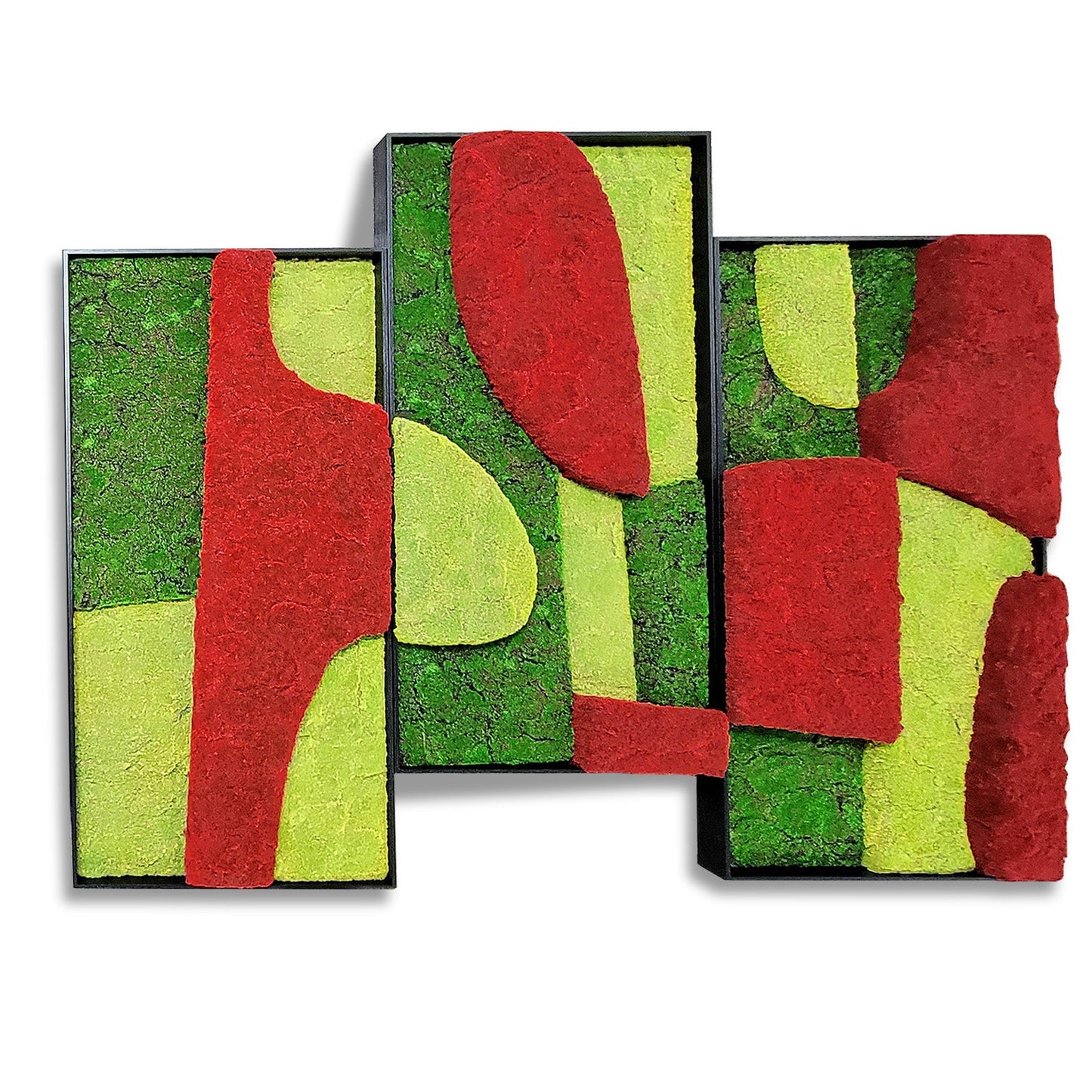 Green Wall, Doodle, Set/3, Right By Gold Leaf | Wall Art | Modishstore - 5