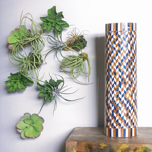 Green Wall Satellite, Wall Play™ Barnacle w/ Succulents & Air Plants, Set of 10 By Gold Leaf | Wall Art | Modishstore - 1
