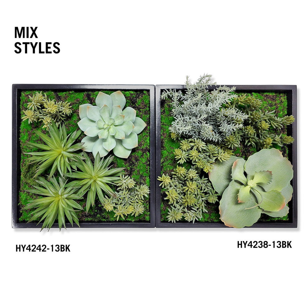 Green Wall, Mini w/ Grapto Mix 1 By Gold Leaf | Wall Art | Modishstore - 7