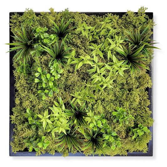 Green Wall, Mini Flat Texture Mix 3 By Gold Leaf | Wall Art | Modishstore - 1