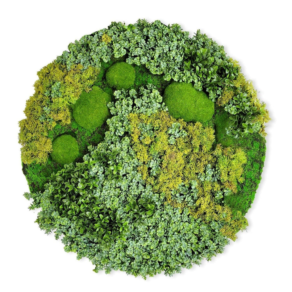 Green Wall Shape, Disc, Imperial Mix, 26.25”D By Gold Leaf | Wall Art | Modishstore - 2