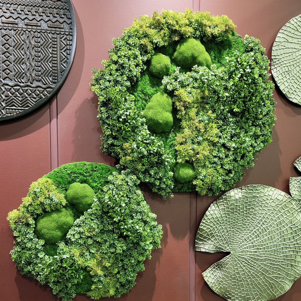 Green Wall Shape, Disc, Imperial Mix, 38.5”D By Gold Leaf | Wall Art | Modishstore - 7