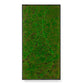 Green Wall, ‘New Wave B', Satin Black Hardwood By Gold Leaf