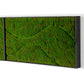 Green Wall, ‘New Wave B', Satin Black Hardwood By Gold Leaf