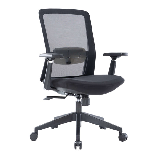 LeisureMod Ingram Modern  Office Task Chair with adjustable armrests | Office Chairs | Modishstore