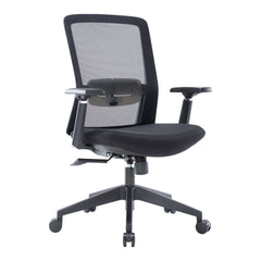 LeisureMod Ingram Modern  Office Task Chair with adjustable armrests