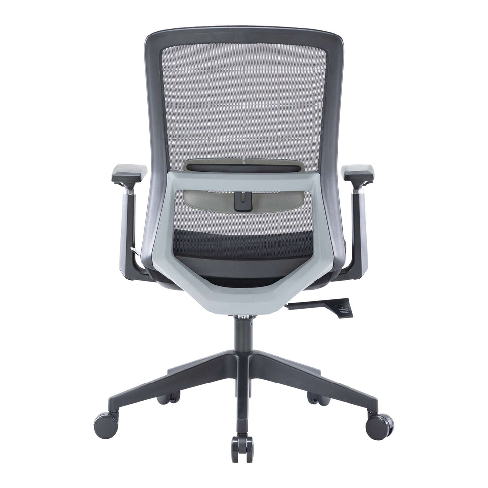 LeisureMod Ingram Modern  Office Task Chair with adjustable armrests | Office Chairs | Modishstore - 3