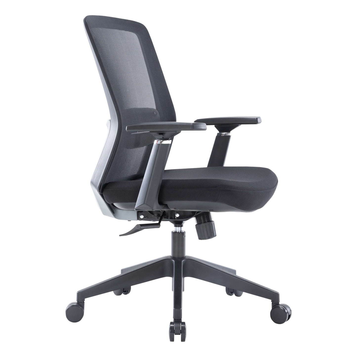 LeisureMod Ingram Modern  Office Task Chair with adjustable armrests | Office Chairs | Modishstore - 5