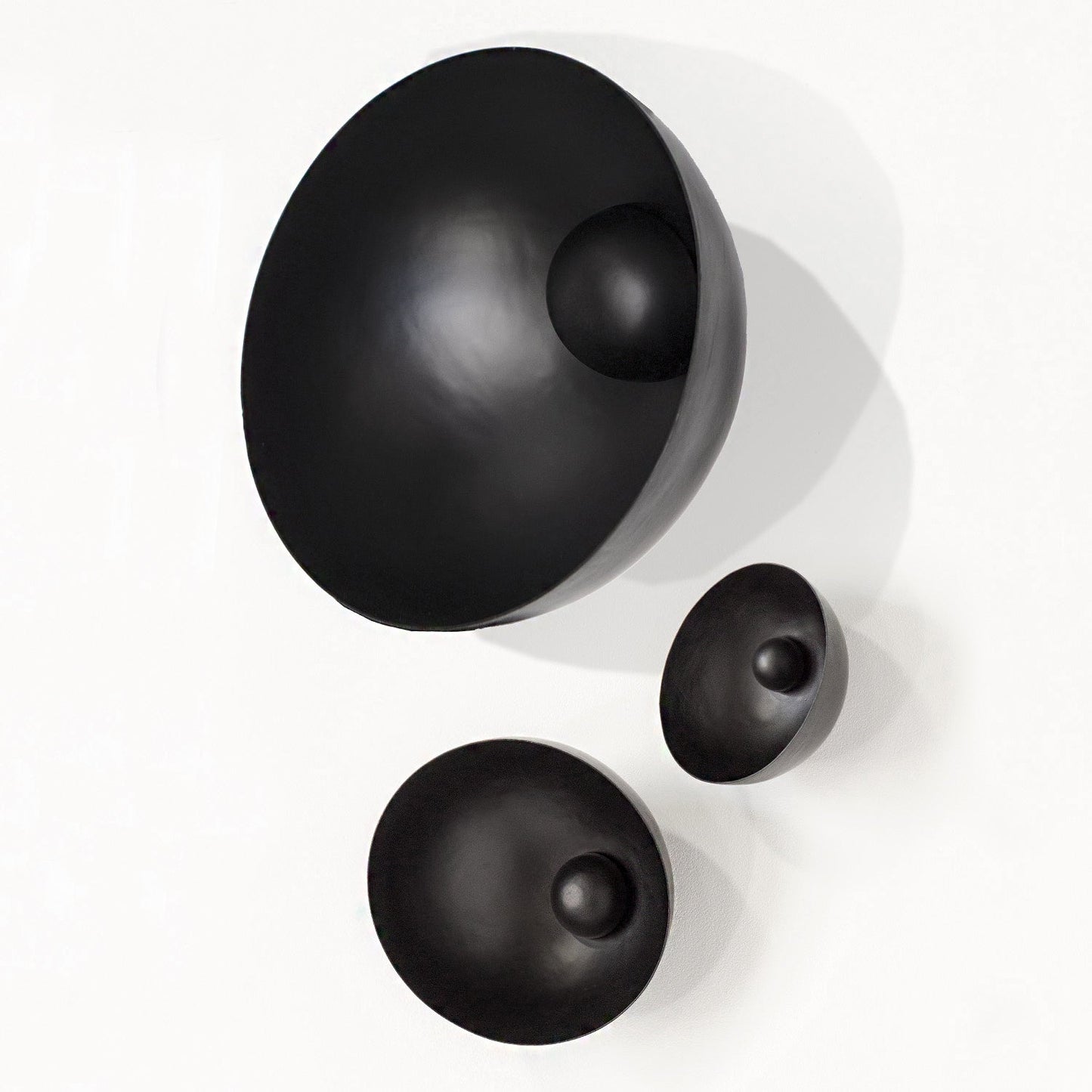 Natsu Wall Art, Black 9"D Set of 10 By Gold Leaf | Wall Art | Modishstore - 10
