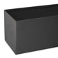 Linear Planter, Black Satin, 18"L By Gold Leaf | Planters, Troughs & Cachepots | Modishstore - 5