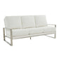 LeisureMod Jefferson Contemporary Modern Design Leather Sofa With Silver Frame | Sofas | Modishstore - 31