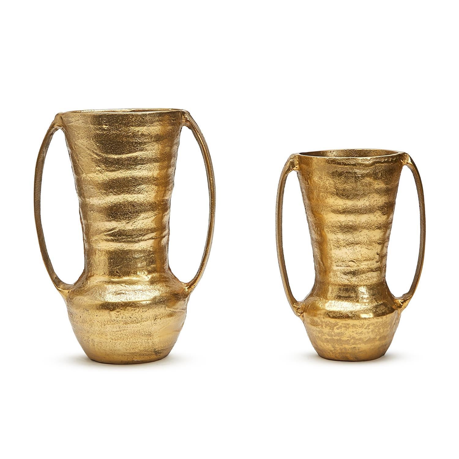 Golden Vase Set Of 4 By Tozai Home | Vases | Modishstore - 2