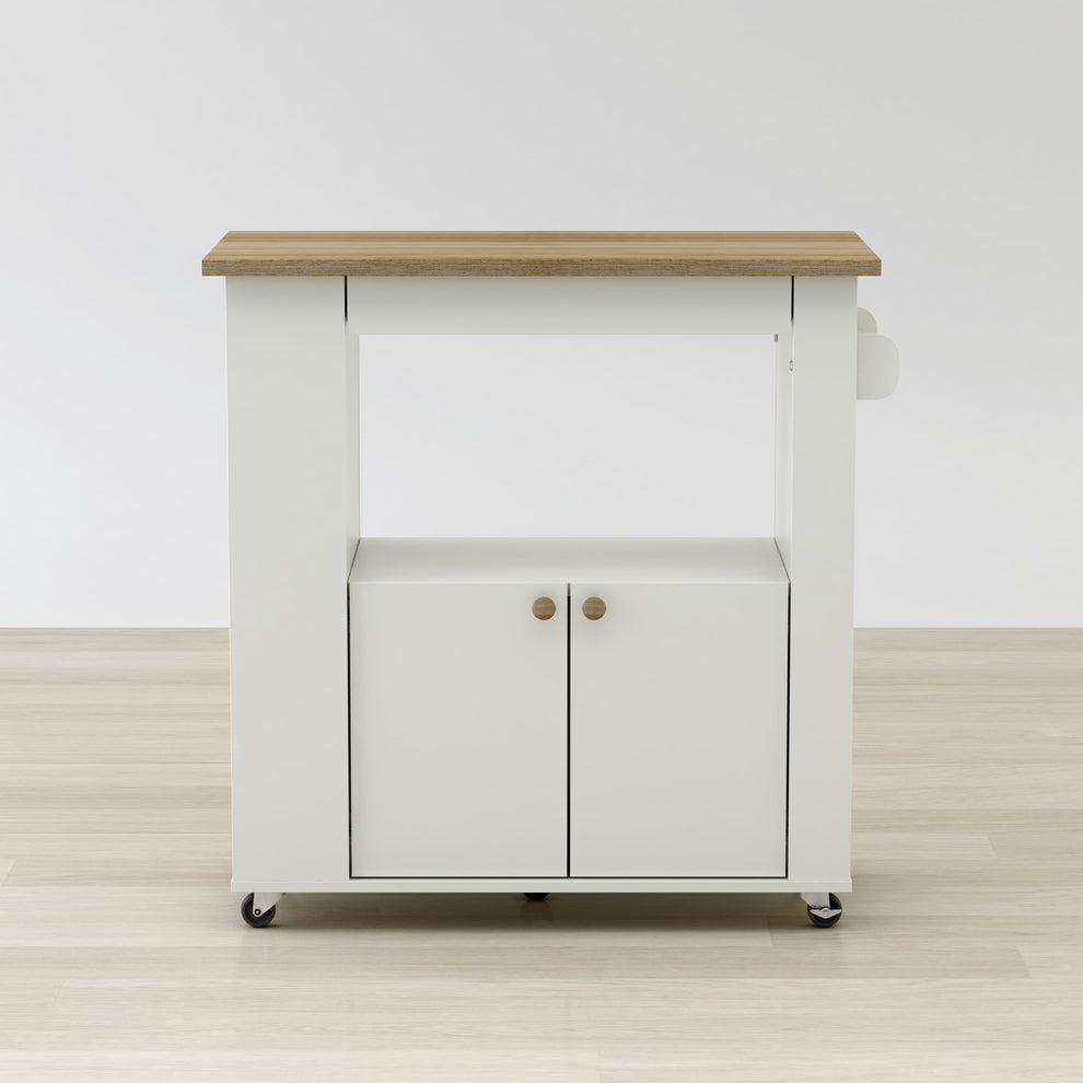 Aston 33.5" Kitchen Cart By Anderson Teak | Kitchen Carts | Modishstore - 6