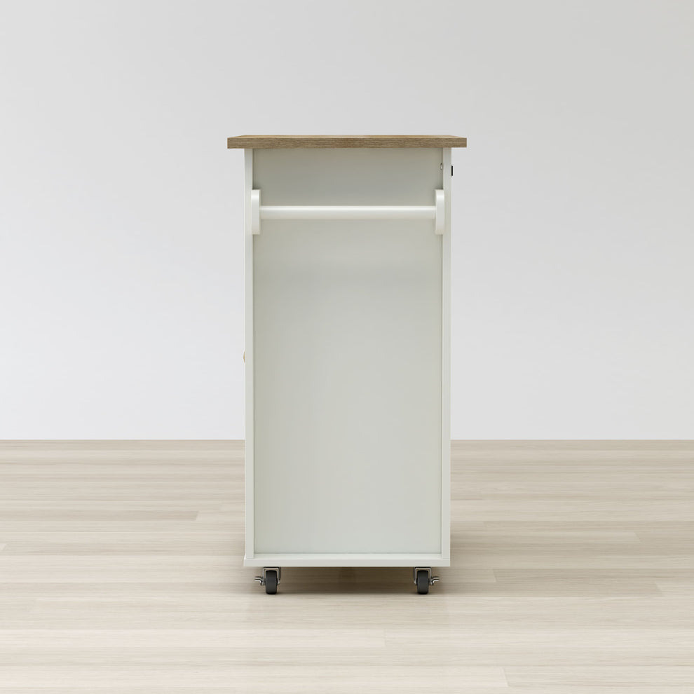 Aston 33.5" Kitchen Cart By Anderson Teak | Kitchen Carts | Modishstore - 3
