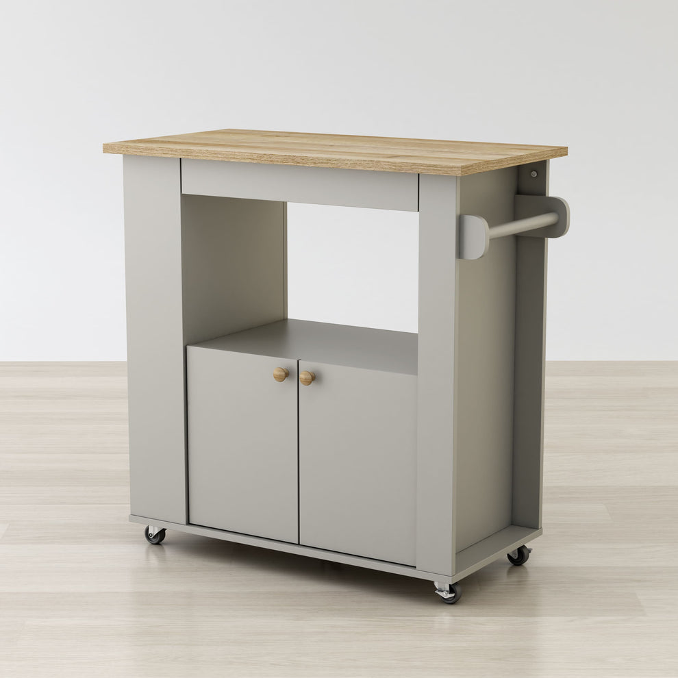 Astor 35" Kitchen Cart By Anderson Teak | Kitchen Carts | Modishstore - 4