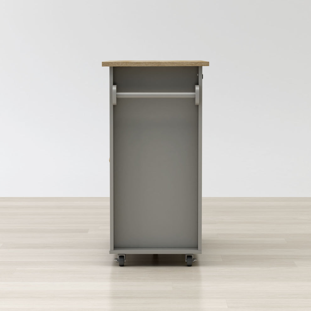 Astor 35" Kitchen Cart By Anderson Teak | Kitchen Carts | Modishstore - 3