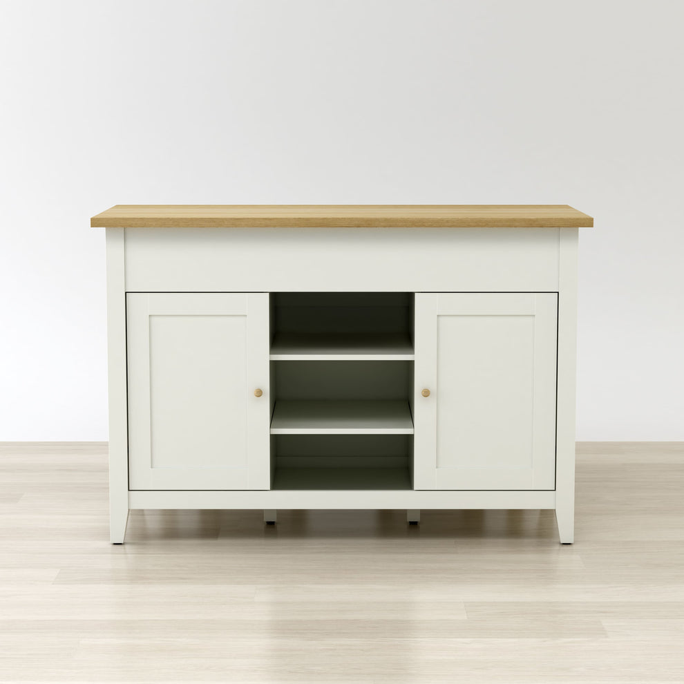 Delphi 53" Kitchen Island Cabinet By Anderson Teak | Kitchen Carts | Modishstore - 7