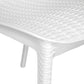 LeisureMod Kent Outdoor Patio Plastic Dining Chair - KC19BR | Outdoor Chairs | Modishstore - 19