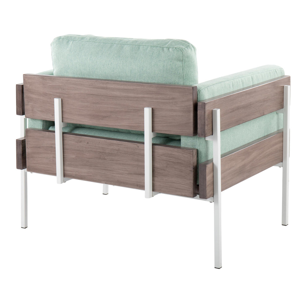 Kari Accent Chair By LumiSource - CHR-KARI2 WGYLGN | Accent Chairs | Modishstore - 3