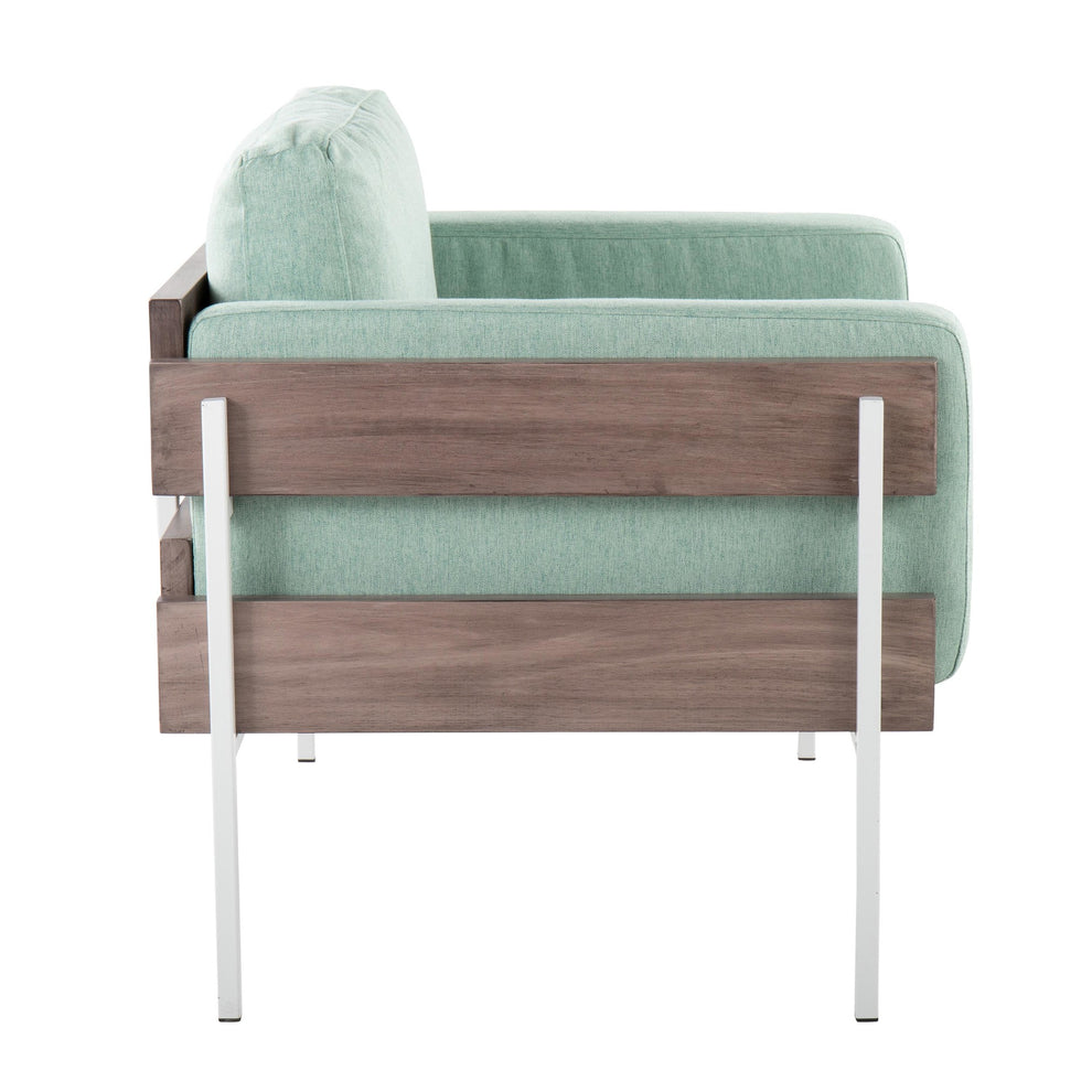 Kari Accent Chair By LumiSource - CHR-KARI2 WGYLGN | Accent Chairs | Modishstore - 2