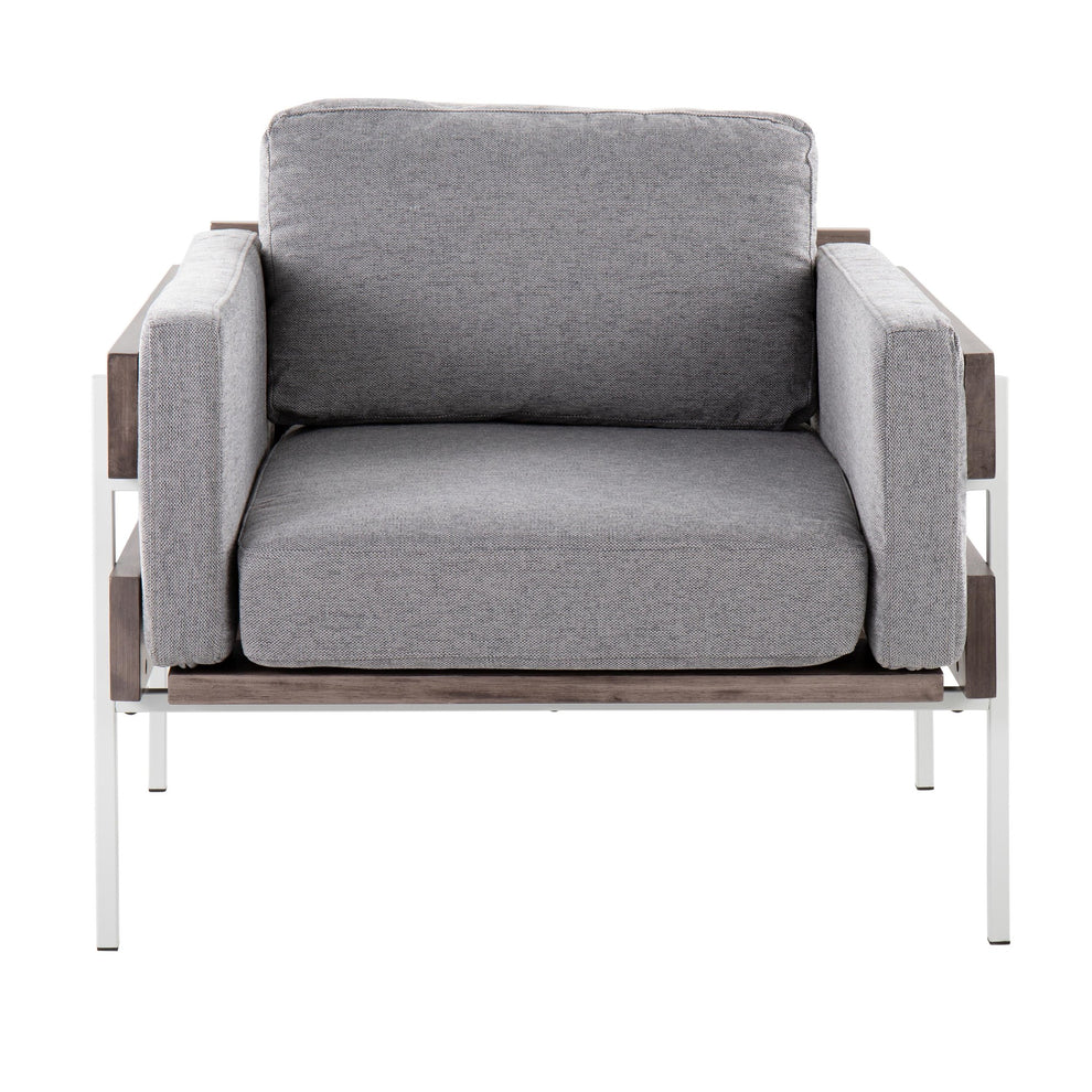 Kari Accent Chair By LumiSource - CHR-KARI2 WGYLGN | Accent Chairs | Modishstore - 12