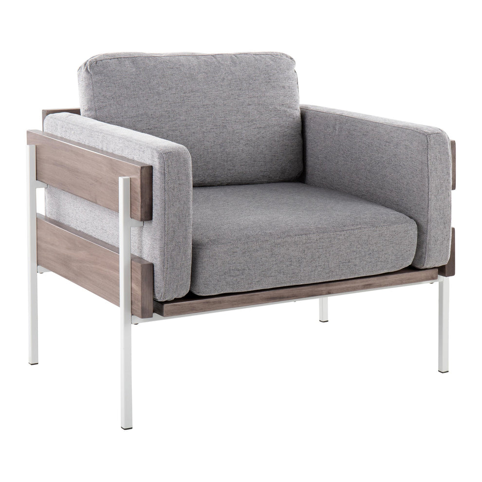 Kari Accent Chair By LumiSource - CHR-KARI2 WGYLGN | Accent Chairs | Modishstore - 7