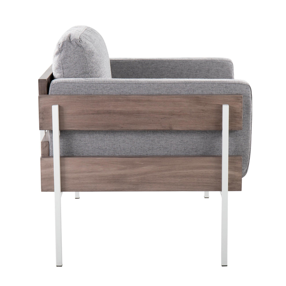 Kari Accent Chair By LumiSource - CHR-KARI2 WGYLGN | Accent Chairs | Modishstore - 8