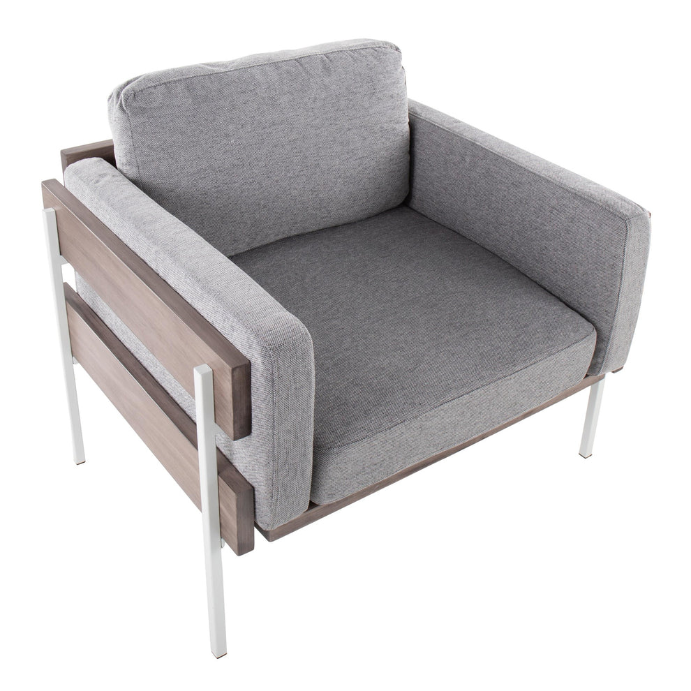 Kari Accent Chair By LumiSource - CHR-KARI2 WGYLGN | Accent Chairs | Modishstore - 11