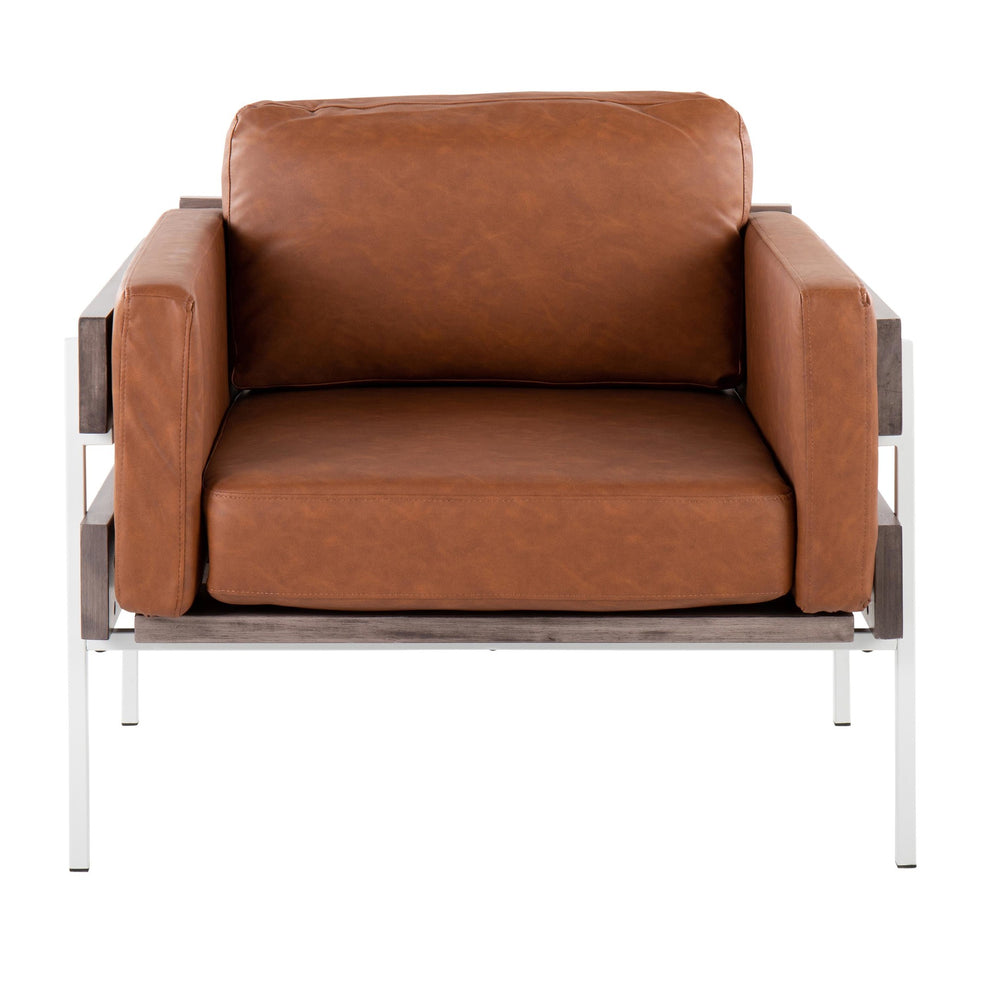 Kari Accent Chair By LumiSource - CHR-KARIPU2 WGYCAM | Accent Chairs | Modishstore - 6