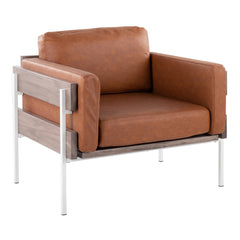 Kari Accent Chair By LumiSource - CHR-KARIPU2 WGYCAM