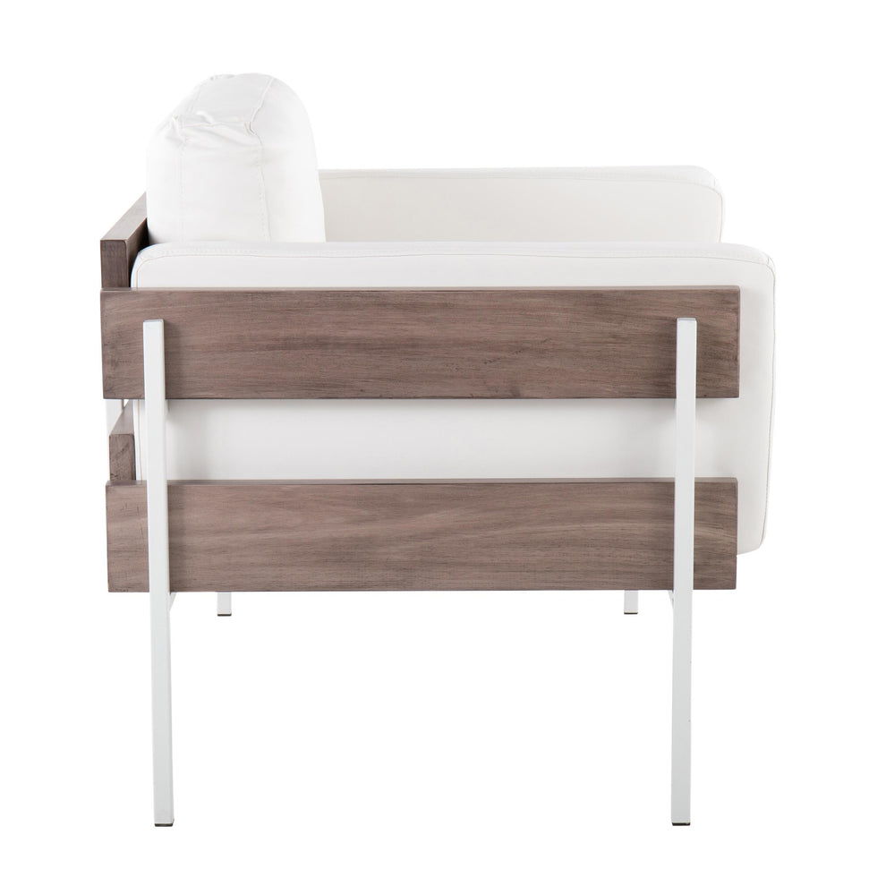 Kari Accent Chair By LumiSource - CHR-KARIPU2 WGYCAM | Accent Chairs | Modishstore - 8