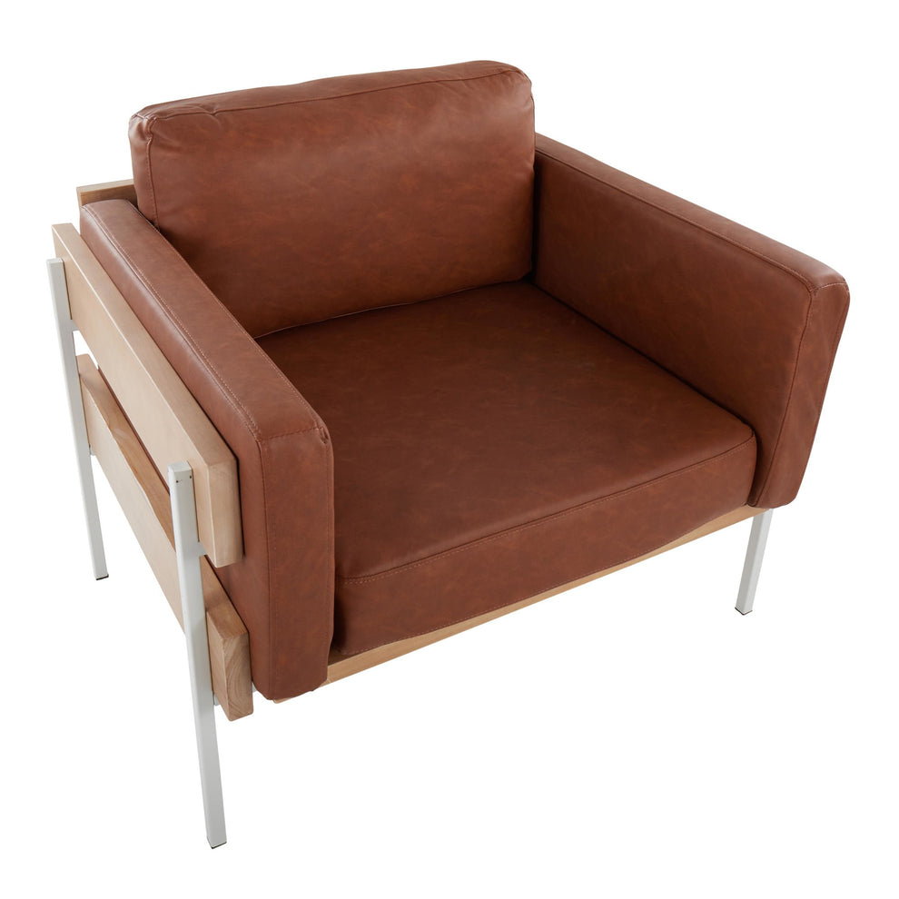 Kari Accent Chair By LumiSource - CHR-KARIPU2 WNACAM | Accent Chairs | Modishstore - 5
