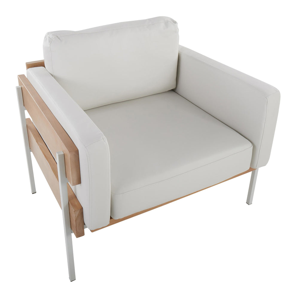 Kari Accent Chair By LumiSource - CHR-KARIPU2 WNACAM | Accent Chairs | Modishstore - 12