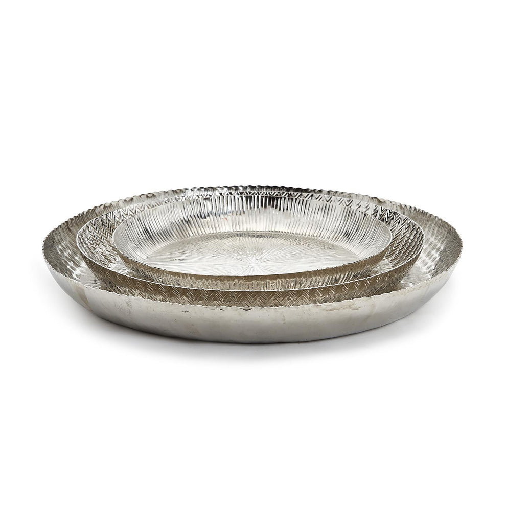 Hammered Tray Set Of 6 By Tozai Home | Decorative Trays & Dishes | Modishstore - 2