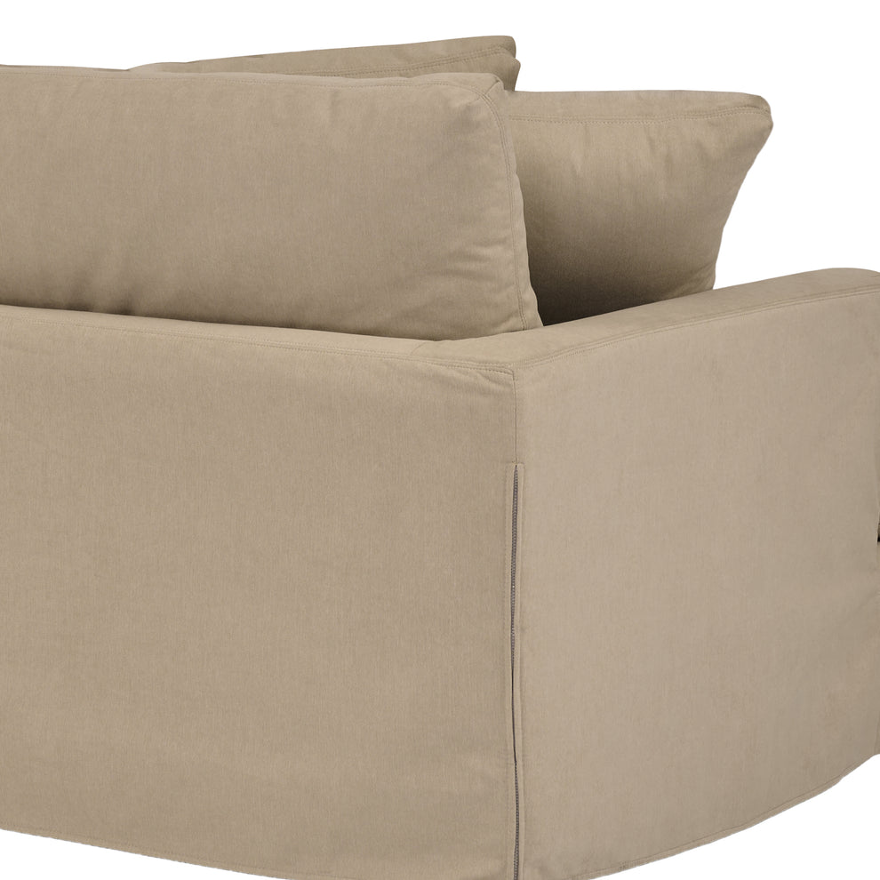 Ciara 93" Upholstered Sofa in Slate Gray  By Armen Living | Sofas | Modishstore - 16