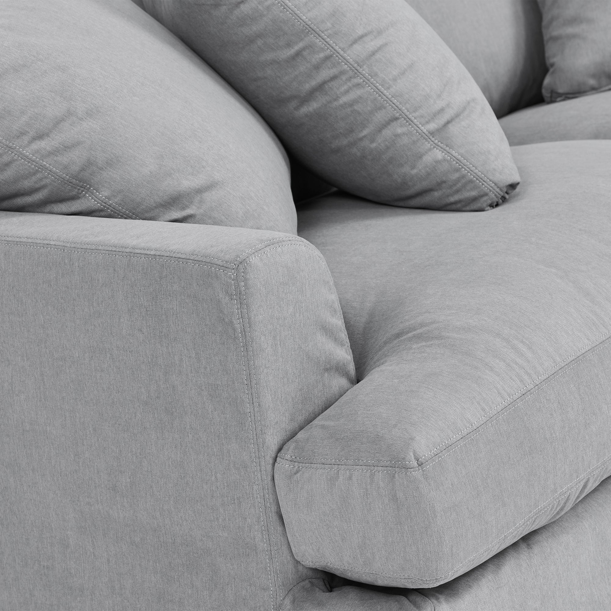 Armen Living Ciara Upholstered Sofa - Thumbnail 3