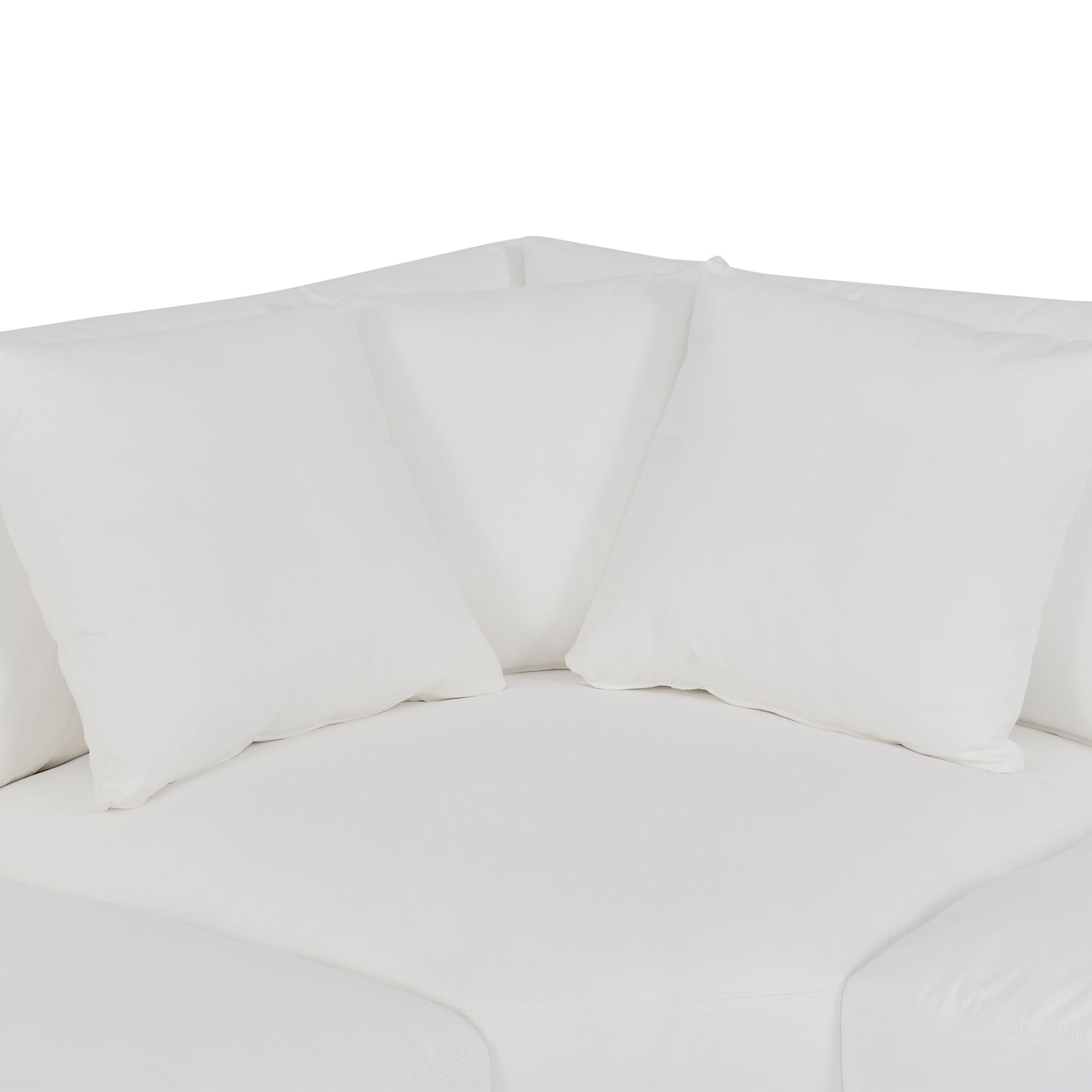 Ciara Upholstered 3 Piece Sectional Sofa in Slate Gray  By Armen Living | Sectional | Modishstore - 12