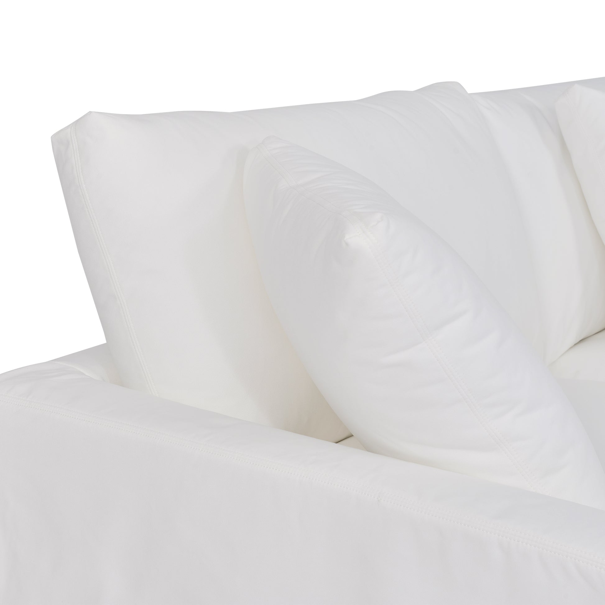 Ciara Upholstered 3 Piece Sectional Sofa in Slate Gray  By Armen Living | Sectional | Modishstore - 13