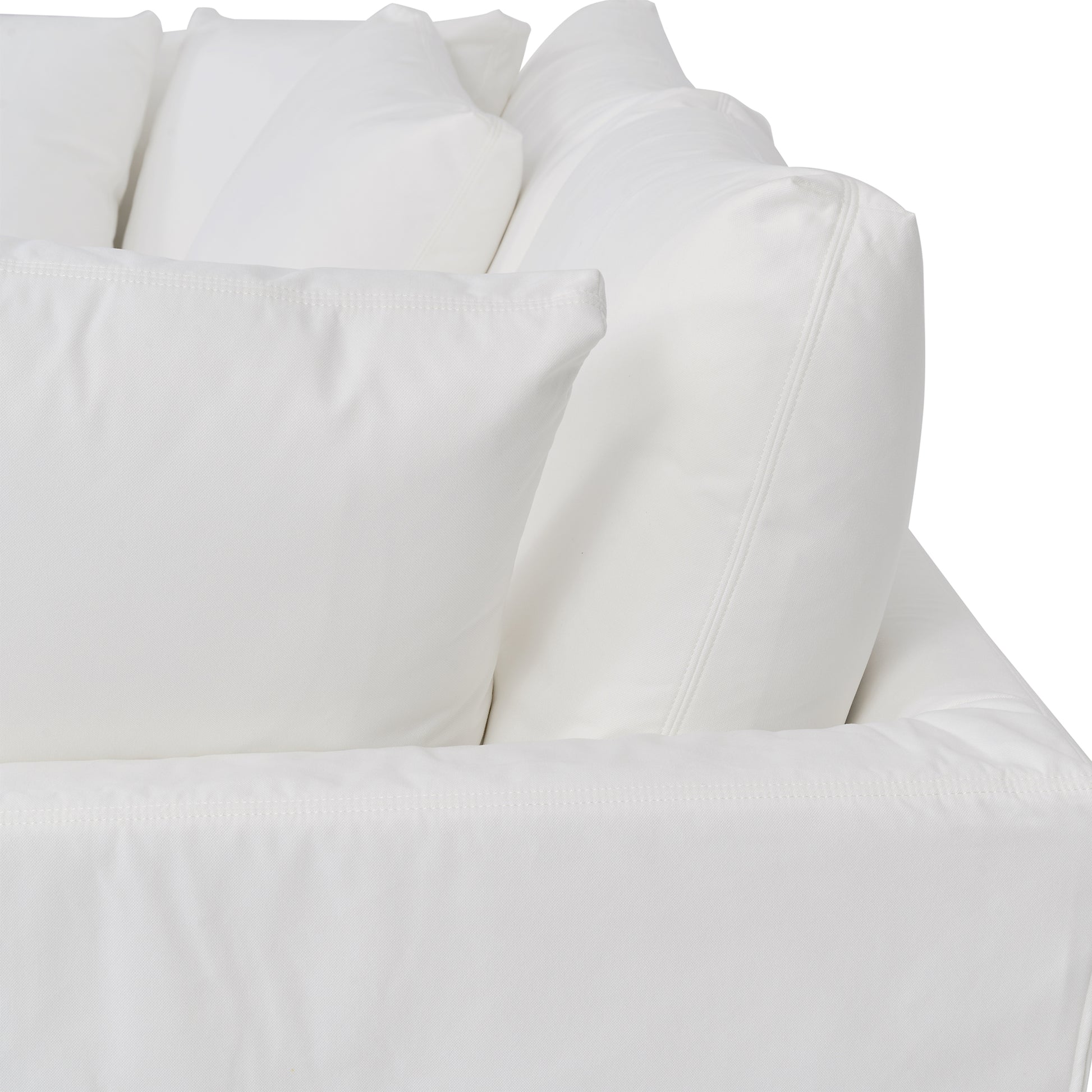 Ciara Upholstered 3 Piece Sectional Sofa in Slate Gray  By Armen Living | Sectional | Modishstore - 14